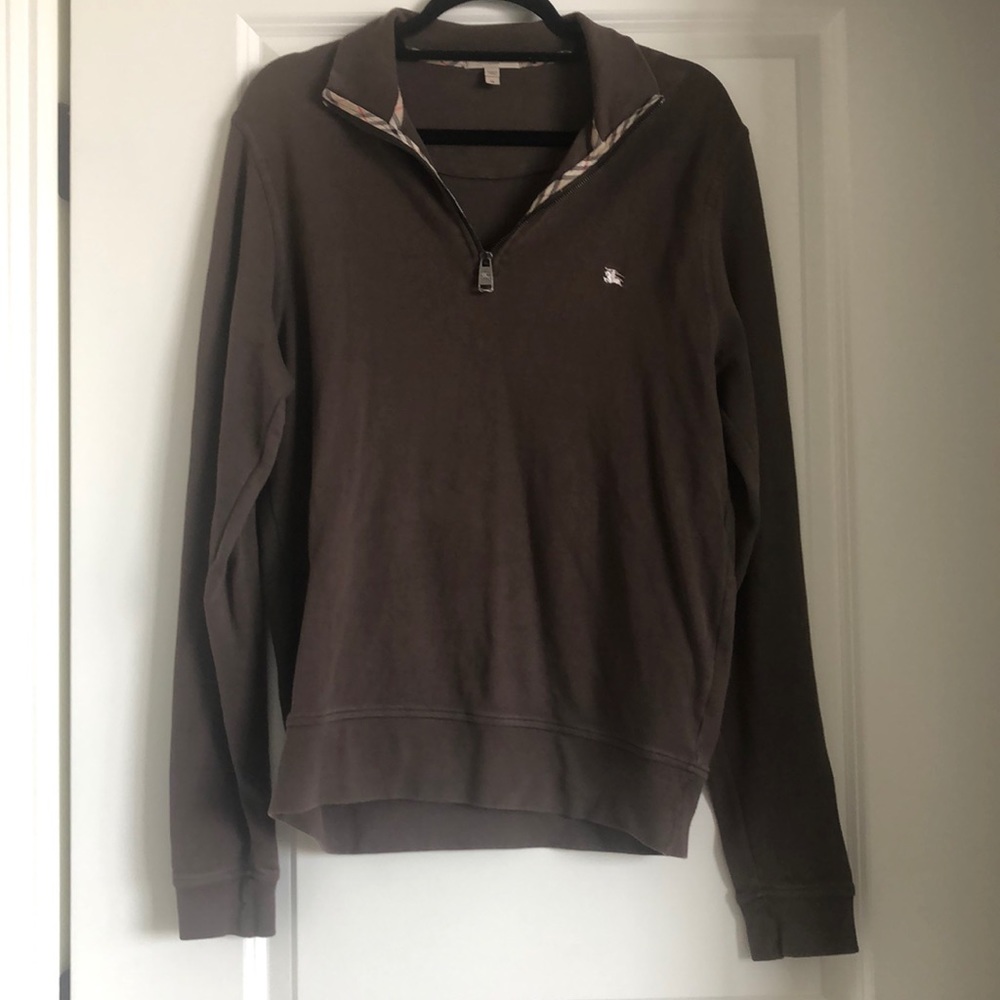 Burberry quarter zip pullover